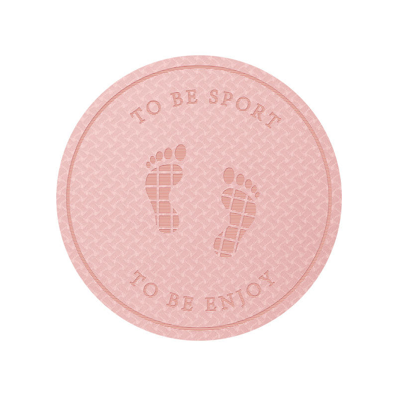 Diamètre 64 cm, Épaisseur 1 cm, Rose