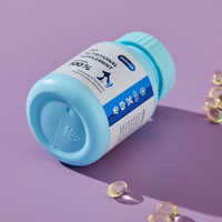 Bouteilles en plastique HDPE de couleur personnalisée 200cc Bouteille d'emballage en plastique pour médicaments avec bouchon à l'épreuve des enfants pour capsules de qualité alimentaire