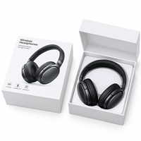 Boîte cadeau rigide haut de gamme pour écouteurs avec insert en mousse, emballage de protection, impression UV pour casques et appareils électroniques