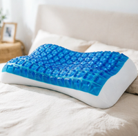 Maßgefertigtes Sommer-Gel-Memory-Foam-Kissen mit Kissenbezug, Moderner Langsam Rückfedernder Kühleffekt für Nackenstützung, Großhandel