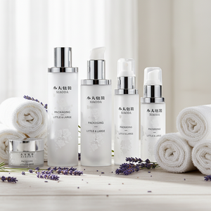 Flacone in PET a Doppia Parete da 30 ml, <span class=keywords><strong>50</strong></span> ml, 100 ml, 120 ml, Confezione Cosmetica di Lusso, Contenitore per <span class=keywords><strong>Crema</strong></span> Viso e Cosmetici - Product Image 3