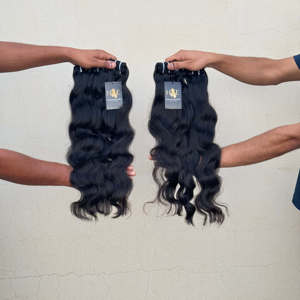 Lots de Cheveux Naturels Bruts Cambodgiens Lisses et Bouclés en Gros – Fournisseurs de Cheveux Humains Bruts Indiens du Temple - Product Image 1