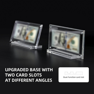 Từ Acrylic đô la hóa đơn tiền tệ hiển thị chủ rõ ràng khung tiền cho người thu gom vé bảo vệ hình ảnh với đứng - Product Image 3