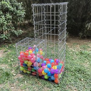 Doğrudan fabrika galvanizli dekoratif kaynaklı tel örgü gabion sepet taş kafes - Product Image 3