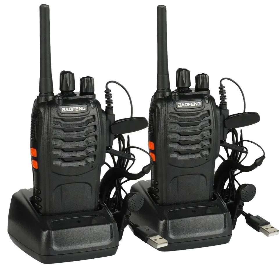 Sıcak satış 2 adet PMR446MHz ucuz uzun mesafe Ham radyo verici yayın interkom sistemi