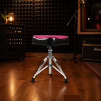 Chaise de batterie avec réglage de hauteur - Support pour instrument de musique