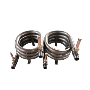 Échangeur de chaleur à tube de cuivre coaxial Échangeur de chaleur à serpentin d'évaporateur en acier inoxydable 316L - Product Image 1