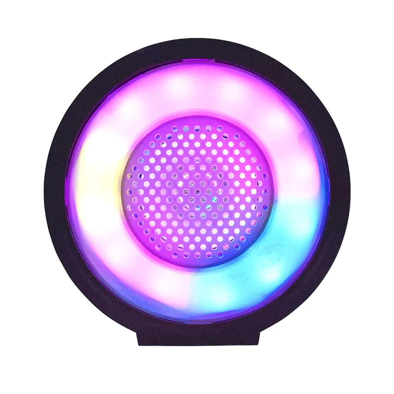 Outdoor Use Kids Karaoke Bluetooth Portable Speaker With Battery 5W Output Power RGB Led Speaker