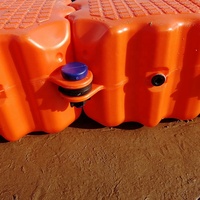 Plate-forme gonflable en plastique, solide, économique, pratique, capacité de charge, dock flottant solide, plate-forme gonflable
