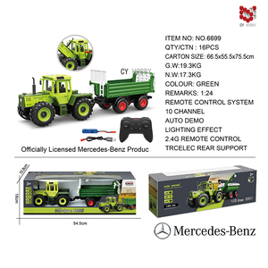 Giocattoli Telecomandati Scala 1:24 Serie Fattoria, Veicoli per Bambini, Camion Agricolo, Trattore <span class=keywords><strong>Mercedes</strong></span> (Autentico Autorizzato) - Product Image 4