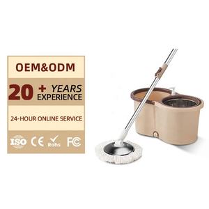 Nuovo Design Mop Domestico <span class=keywords><strong>per</strong></span> Pulizia Pavimenti con Secchio in Acciaio Inox e Panno in Microfibra Rettangolare - Product Image 2