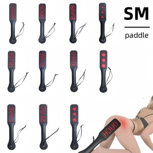 Jouets sexuels SM, cuir double couche, battement, entraînement de la passion du couple, fouet pour les fesses, esclave, punition, accessoires pour adultes - Product Image 1