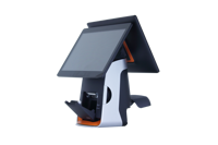 POS-терминал Citaq T80P Windows All-In-One с двумя сенсорными экранами 15,6 дюйма, процессором Intel Celeron J1900, 2 ГБ DDR3, 64 ГБ SSD и термопринтером
