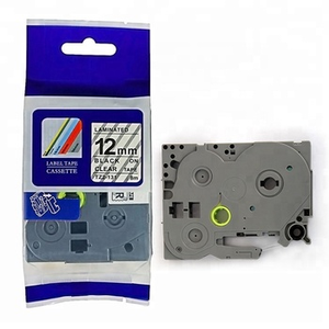 100% Kompatibles 12mm <span class=keywords><strong>Tze</strong></span>-<span class=keywords><strong>131</strong></span> Tz <span class=keywords><strong>131</strong></span> Tze131 Farbband/Etikettenband Schwarz auf Transparentem Hintergrund für Brother Drucker - Product Image 3