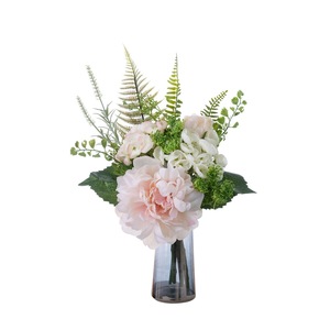 Bouquet de mariage CallaFloral, fleurs artificielles, pivoine, noué à la main, décoration d'intérieur, décoration murale CF02042 - Product Image 5