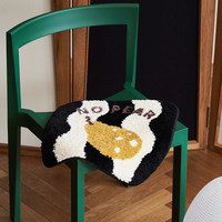 Kreativer gemusterter Teppich, waschbar, rutschfeste Bodenmatte, ästhetischer dekorativer Teppich für Schlafzimmer, Wohnzimmer, Kinderzimmer, Wohnheim