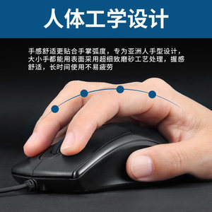 AOC MS121 Wired Optical <b>Mouse</b> 3 Buttons USB Right Hand For Desktop Laptop Computer - Product Image 4