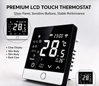 Pengontrol Suhu Ruangan WiFi Cerdas dengan Tombol Sentuh Terbaik, Cocok untuk Pengontrol Suhu Unit Fan Coil