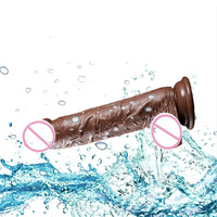 Vibrador de PVC Suave para Mujeres, Juguetes Sexuales de Silicona Líquida, Consoladores Realistas para Uso Adulto
