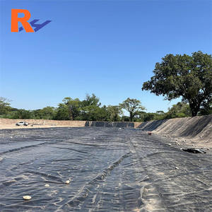 غشاء أرضي بسماكات 0.3 مم و0.5 مم و0.75 مم و1 مم و1.5 مم و2 مم لأنظمة تجميع مياه الأمطار كبطانة للبرك وترميم التربة/المواقع الملوثة - Product Image 6