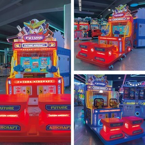 Funspaces Machine de jeu d'arcade pour enfants à pièces Simulateur de pistolet à eau pour aire de jeux intérieure pour enfants Fabriqué en plastique durable 1 an - Product Image 1