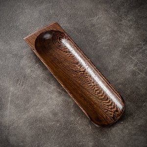 Chicken Wing Wood <b>Tea</b> <b>Set</b> 4 Pieces Oval Shape <b>Tea</b> Ceremony Accessories For Dry Brewing - Product Image 4