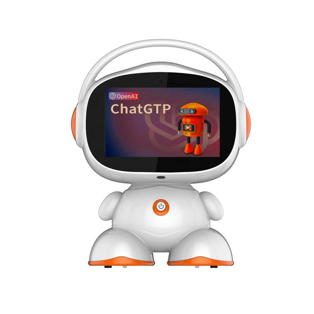 ChatGPT Gemini 7inch LCD High Resolution Diy Dancing Voice Remote Control Home Educational Smart Ai Chatgpt Toy Robot for Kids