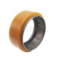 Roue motrice pour transpalette électrique 210 mm x 70 mm en polyuréthane, moyeu concave à six trous, pièce de rechange pour EP F4