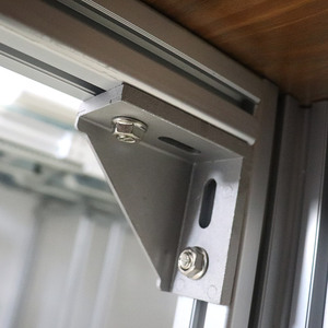 2020 3030 4040 4080 Alu Triangle Support Gousset L Forme Coin Support Angle Code 80 <span class=keywords><strong>120</strong></span> 90 Degrés Moulé Sous Pression Pièces Couvertes - Product Image 6