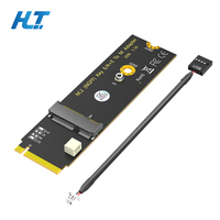 Tarjeta Adaptadora WiFi M.2 NGFF Key-M a E/A+E, Interfaz PCIe, PCB FR4 Negra, Duradera, AX200, en Stock