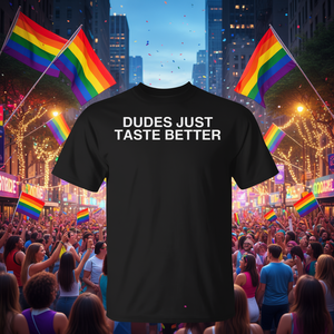 Los chicos simplemente tienen mejor sabor, camiseta con meme del Orgullo Gay LGBTQ - Product Image 3