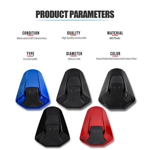 Housse de siège arrière XXUN passager pour Suzuki GSX-S1000 <span class=keywords><strong>GSXS</strong></span> 1000 GSXS1000 <span class=keywords><strong>2021</strong></span> 2022 2023 capot de carénage Solo de moto - Product Image 6