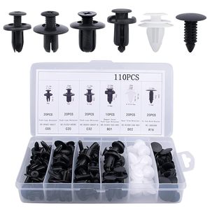 HE26 Car Fasteners 100Pcs Plastic Automotive Clips Universal Repair Kit For Body Panel Trim - Product Image 4