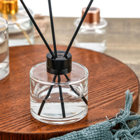 Bouteille diffuseur de parfum en verre vide de 100 ml en forme de cylindre pour la décoration intérieure – Vente en gros Shanghai