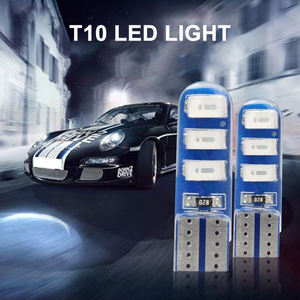 หลอดไฟ LED T10 5630 สำหรับรถยนต์ 6SMD ซิลิโคน W5W แบบหยดกาว 12V ขั้วต่อขนาดเล็ก ให้แสงสว่างสูง - Product Image 6