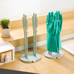 Tendedero de plástico de un solo nivel para cocina, para guantes, toalla, antiescaldado, almacenamiento extraíble, Herramientas de limpieza, soporte para guantes - Product Image 3