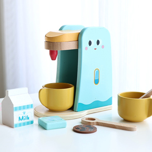 Jouet éducatif en bois CE CPC, machine à café, jouet d'interaction parent-enfant, jouet de simulation, jouet de cuisine pour enfants - Product Image 2