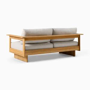 Sofá de Madera de Teca Sólida para Patio, 2 Plazas, Color Personalizado, Muebles de Jardín con Brazos, Venta Caliente en China - Product Image 5