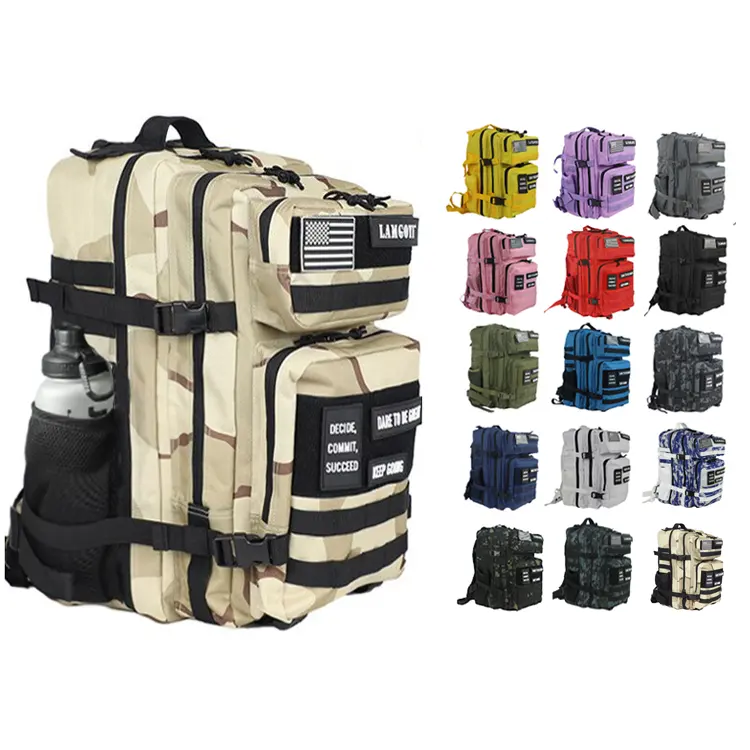900D оксфордская тактическая сумка Рюкзак Molle Штурмовые боевые рюкзаки Треккинговый военный тактический рюкзак