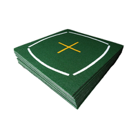 Tapete de Golf Premium 4 en 1 YGT-1515B Pro, 5x4 pies, Engrosado, con 4 Insertos Intercambiables para Práctica de Swing, Bajo Impacto y Chipping