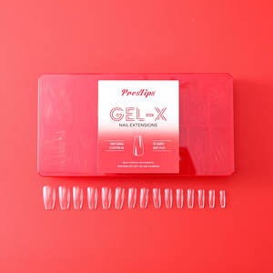 300 قطعة من هانيي، توريد مصنع لأظافر اصطناعية شفافة بتغطية كاملة، 15 حجمًا، أظافر طبيعية متوسطة الحجم، أطراف أظافر جل ممتازة - Product Image 4