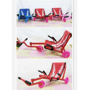 Childrens Foot Crank Go Kart Drifting Tricycle Yo Yo Ride On Toy For Kids Iron Material Belt Drive Red Blue Pink Mixed Colors - Product Image 3