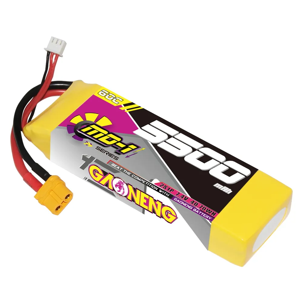 GAONENG GNB MD-1 시리즈 5500mAh 2S 7.4V 60C 120C XT60 RC LiPo 배터리 RC 자동차 Boat1/10 1/8 RC 자동차 축 이순신 콩 밴 퀴시