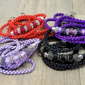 Guinzaglio per cani con perline brillanti guinzaglio all'ingrosso della catena show guinzaglio sottile per cani di piccola taglia - Product Image 6