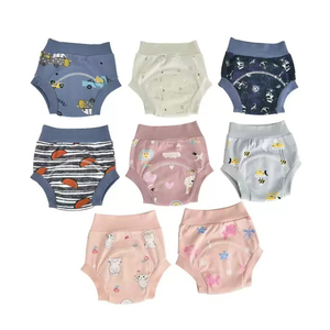 Pannolini Lavabili in Cotone Pettinato a 6 Strati per Neonati e Bambini, Mutandine Assorbenti Impermeabili per l'Addestramento al Vasino - Product Image 2