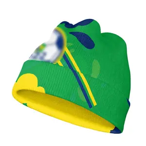 Chapeaux de Football tricotés à la mode, différents Styles, chapeaux de Football brodés, bonnets de l'équipe de sport, nouvelle collection hiver 2023 Offres Spéciales