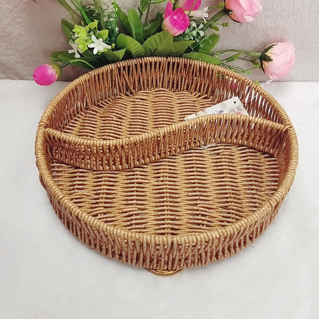 Two-compartment basket, small size 25*5