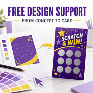 Cartes à gratter personnalisées avec design original, enroulées, pour jeu de gagner, pour restaurants - Product Image 5