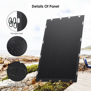 แผงโซลาร์เซลล์แบบยืดหยุ่น HPBC ประสิทธิภาพสูง 130 วัตต์ <span class=keywords><strong>SUPA</strong></span> ประสิทธิภาพ 25.8% ความหนา 3 มม. สำหรับระบบไฟฟ้าระเบียงบ้าน รถบ้าน เรือยอชท์ - Product Image 3