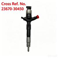 Inyector 295900-0280 295900-0210 23670-30450 23670-39455 23670-30450 295900-0280 Compatible con Toyota Hilux Fortuner 2KD